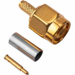 Роз`єм обтискний для кабелю HiSmart RG174 SMA-male (TV991693)