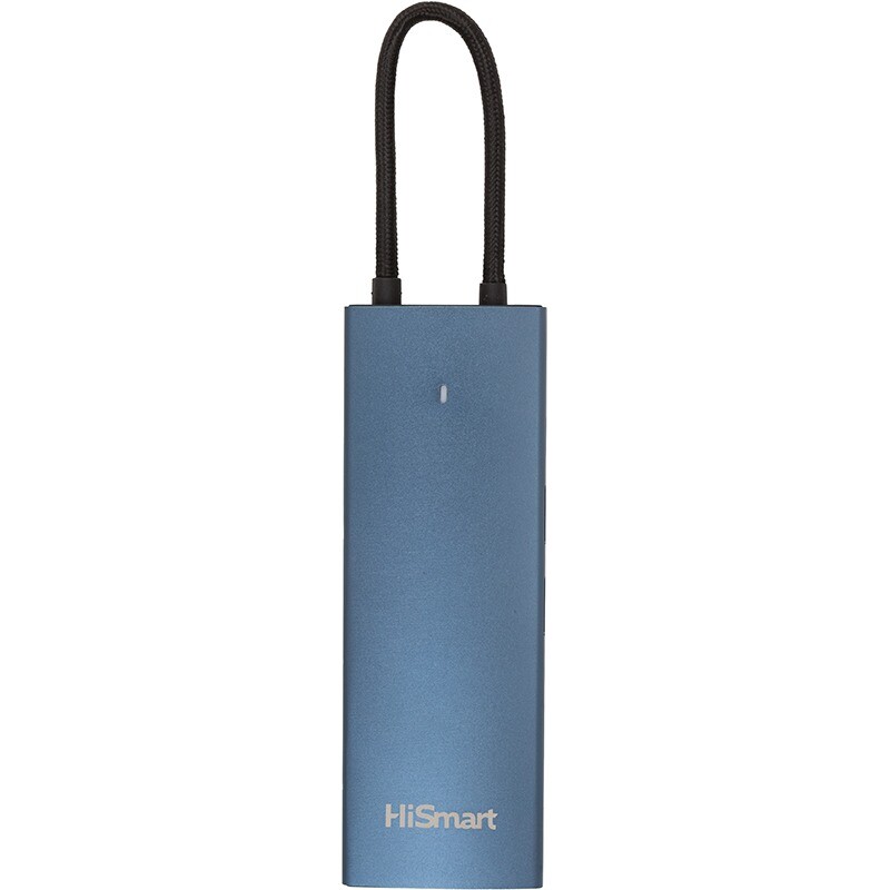 Концентратор USB Type-C HiSmart Blue (CA914357)