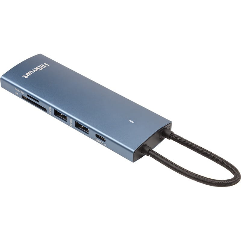 Концентратор USB Type-C HiSmart Blue (CA914357)
