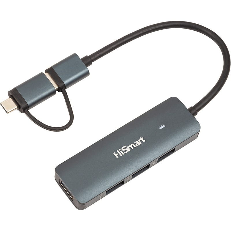 Концентратор USB HiSmart Grey (CA913466)