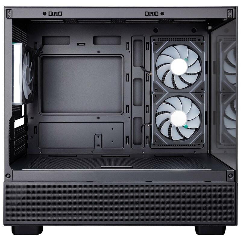 Корпус 1stPlayer Mi5-BK-2FC7R-1FC7 Black без БП