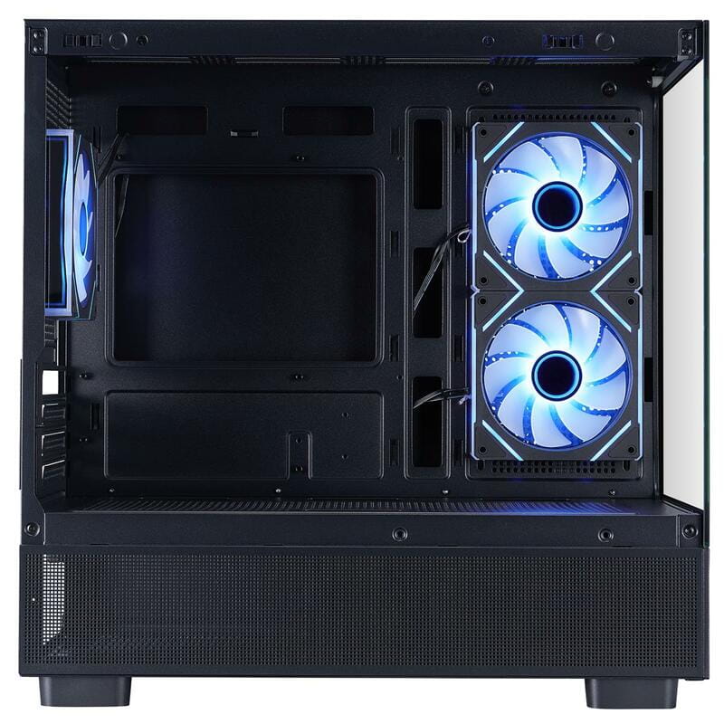 Корпус 1stPlayer Mi5-BK-2FC7R-1FC7 Black без БП