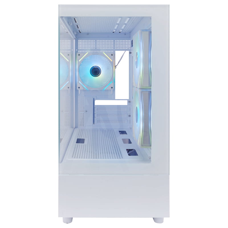 Корпус 1stPlayer Mi5-WH-2FC7R-W-1FC7-W White без БП