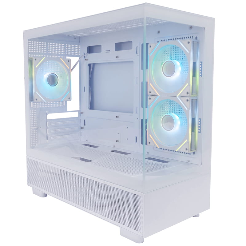 Корпус 1stPlayer Mi5-WH-2FC7R-W-1FC7-W White без БП