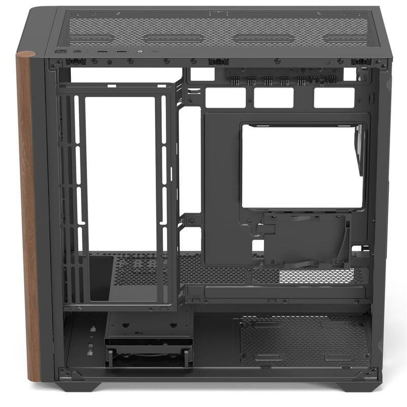Корпус AeroCool D301A-G-BK-v2 (ACCS-DS03043.11) Black без БП