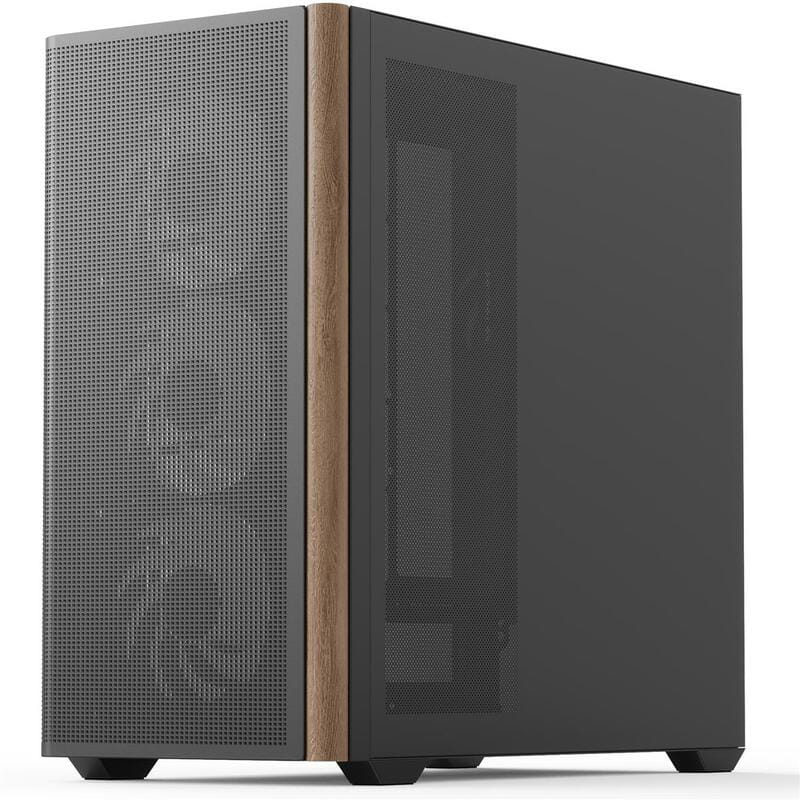 Корпус AeroCool D301A-G-BK-v2 (ACCS-DS03043.11) Black без БП