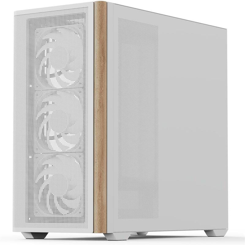 Корпус AeroCool D301A-G-WT-v2 (ACCS-DS03043.21) White без БЖ
