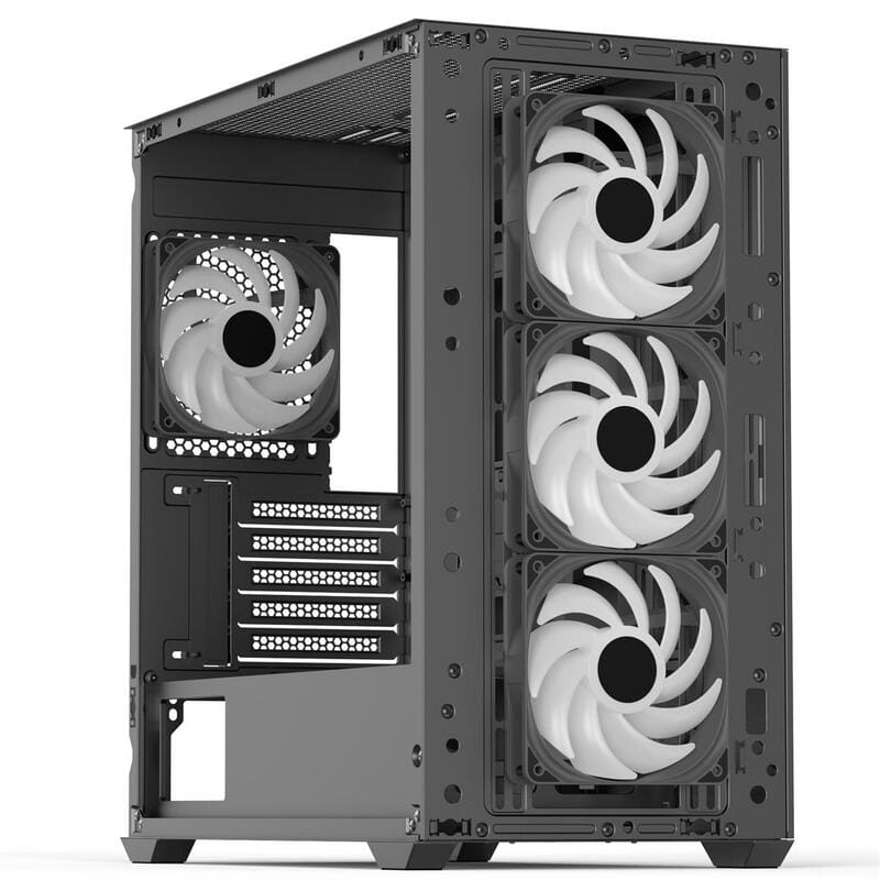 Корпус AeroCool D302A-G-BK-v1 (ACCS-DS04043.11) Black без БЖ