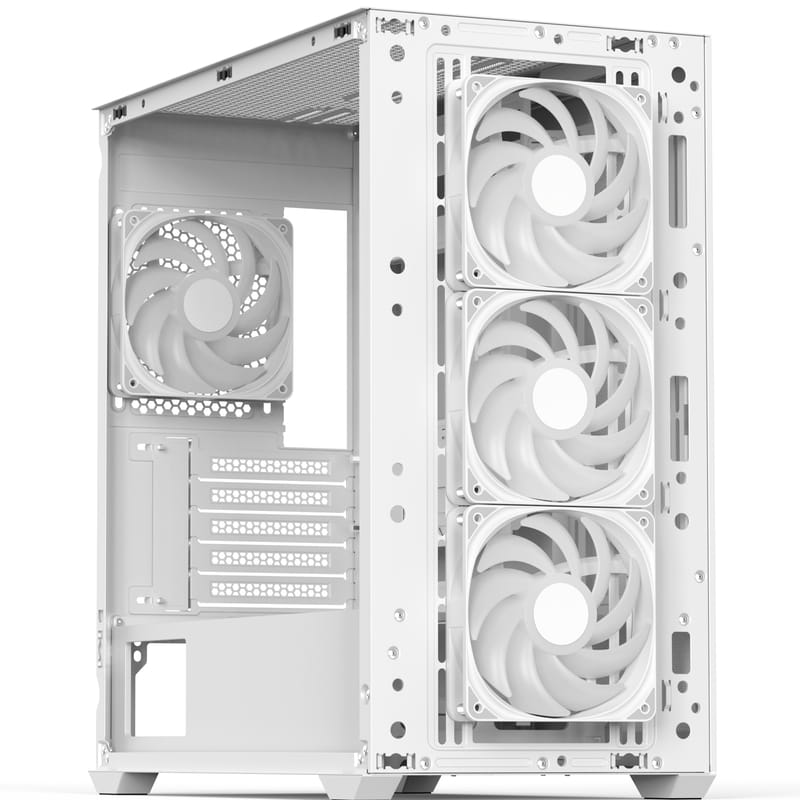 Корпус AeroCool D302A-G-WT-v1 (ACCS-DS04043.21) White без БП