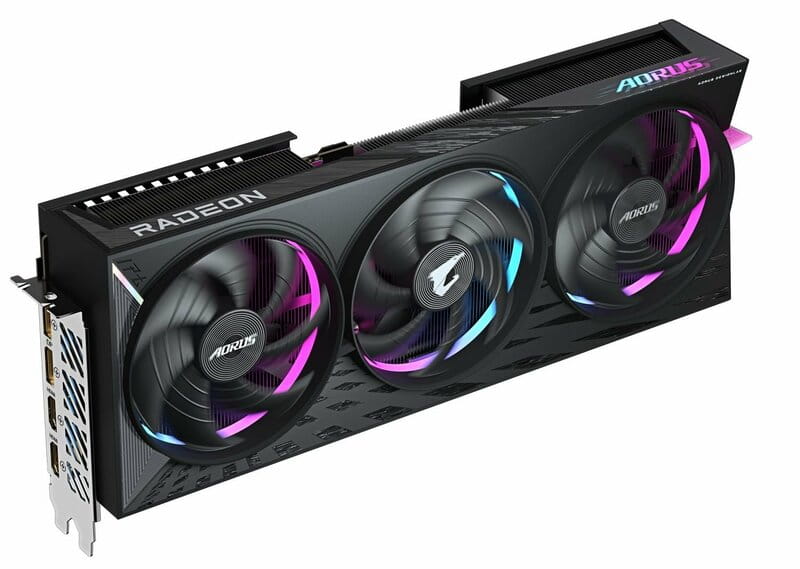 Видеокарта AMD Radeon RX 9070 XT 16GB GDDR6 Aorus Elite Gigabyte (GV-R9070XTAORUS E-16GD)