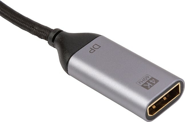 Адаптер Cabletime USB Type-C - DisplayPort (M/F) 0.1м Black (CA913671)