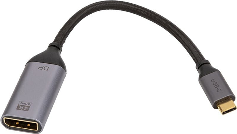 Адаптер Cabletime USB Type-C - DisplayPort (M/F) 0.1м Black (CA913671)