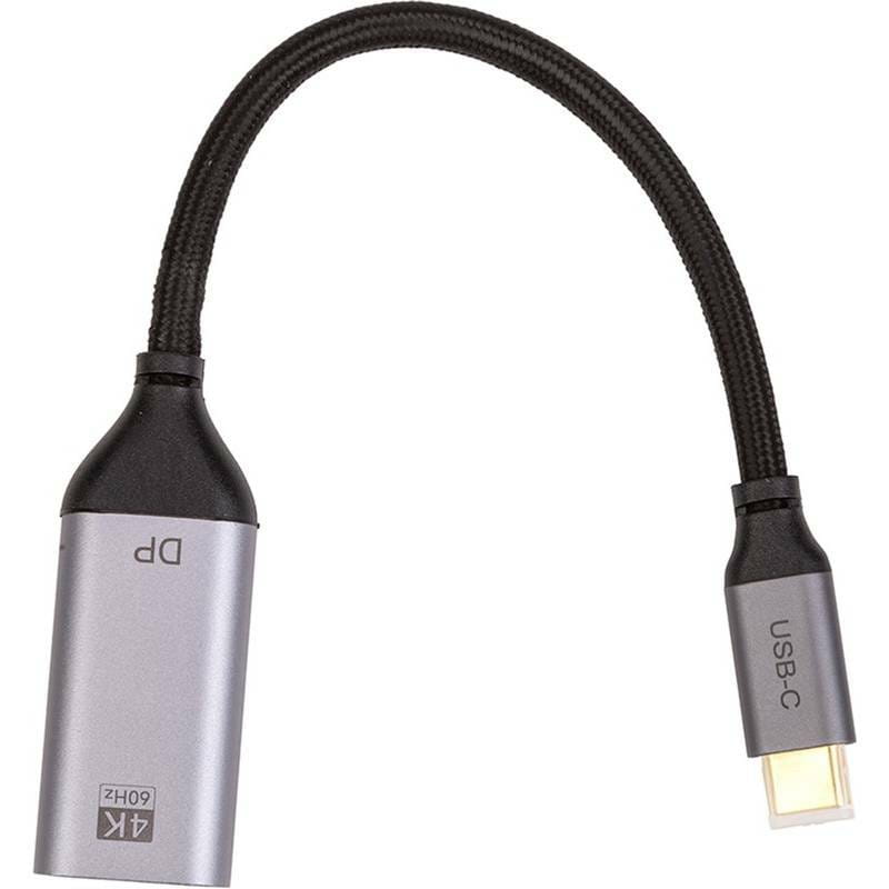Адаптер Cabletime USB Type-C - DisplayPort (M/F) 0.1м Black (CA913671)