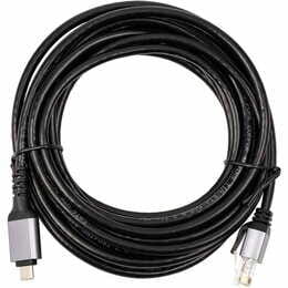 Кабель PowerPlant USB Type-C - RJ45 (M/М) 5м Black (CA914944)