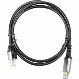 Кабель PowerPlant USB Type-А - RJ45 (M/М) 1м Black (CA914975)