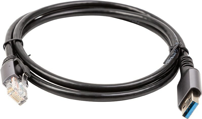 Кабель PowerPlant USB Type-А - RJ45 (M/М) 1м Black (CA914975)