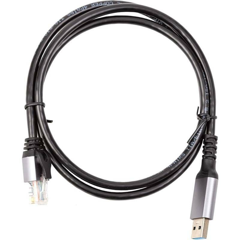 Кабель PowerPlant USB Type-А - RJ45 (M/М) 1м Black (CA914975)