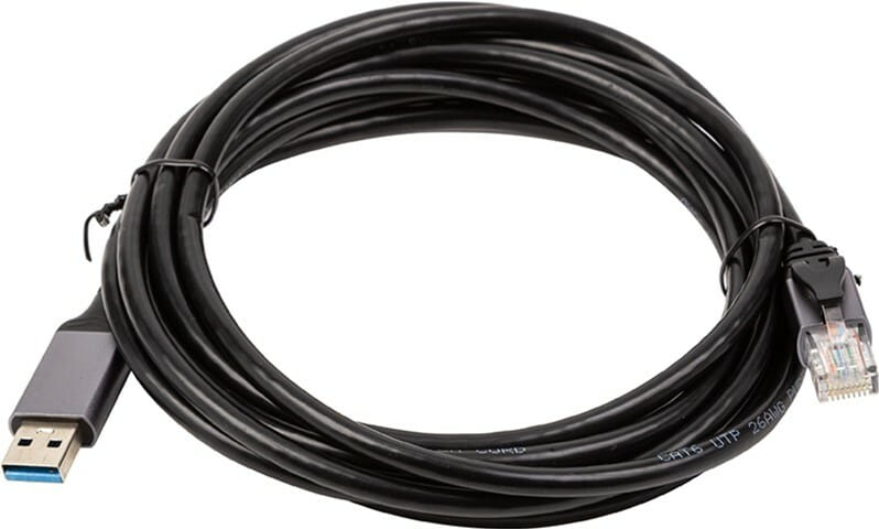 Кабель PowerPlant USB Type-А - RJ45 (M/М) 5м Black (CA915002)