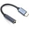 Фото - Переходник Cabletime USB Type-C - AUX 3.5 мм (M/F) Black (CA913725) | click.ua