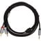 Фото - Аудіо-кабель Cabletime 3.5 мм - 2xRCA (M/M), 3 м, Black (CA914067) | click.ua