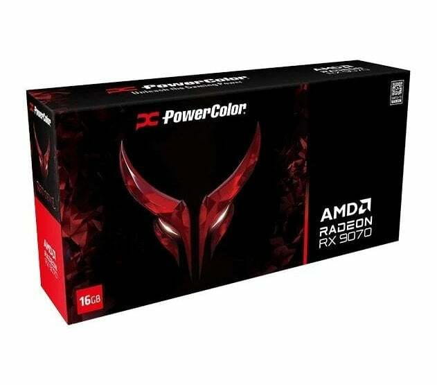 Видеокарта AMD Radeon RX 9070 16GB GDDR6 Red Devil PowerColor (RX9070 16G-E/OC)