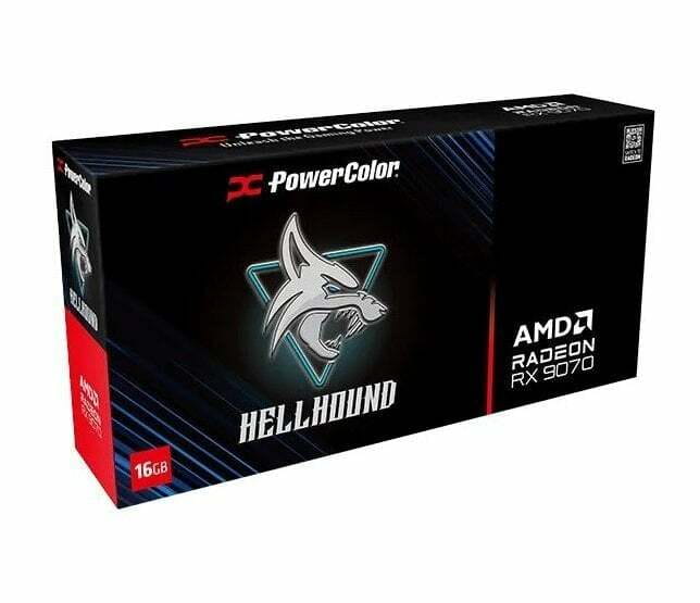 Відеокарта AMD Radeon RX 9070 16GB GDDR6 Hellhound PowerColor (RX9070 16G-L/OC)
