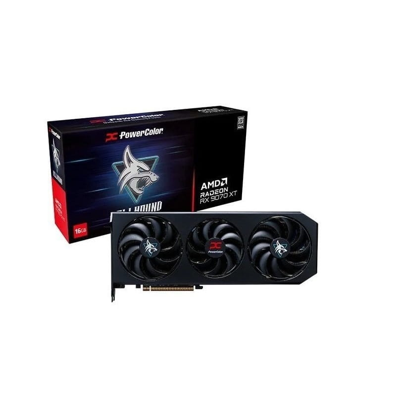 Відеокарта AMD Radeon RX 9070 XT 16GB GDDR6 Hellhound PowerColor (RX9070XT 16G-L/OC)