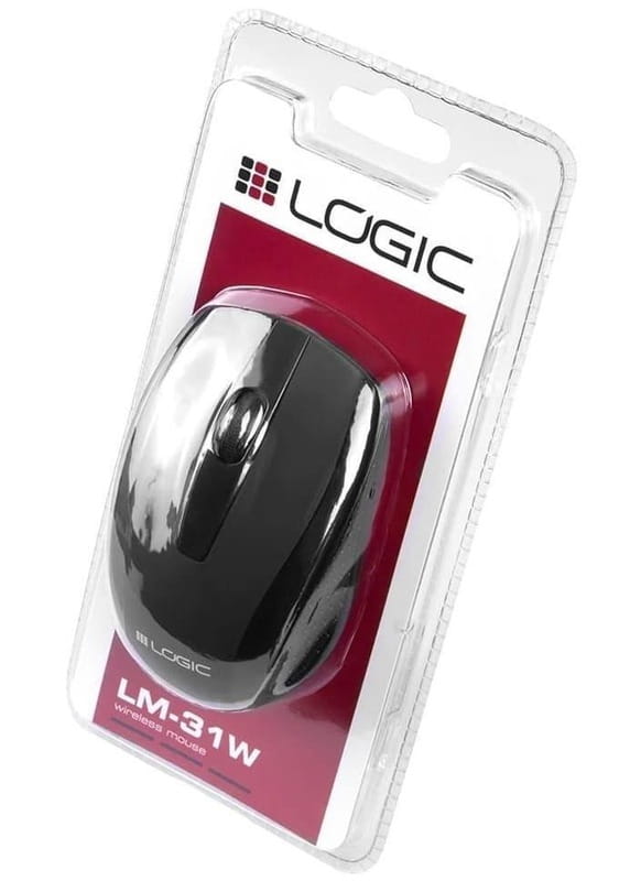 Миша бездротова LogicConcept LM-31W Black (M-LC-LM31W-BK)