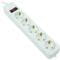 Фото - Фильтр питания PowerPlant JY-1056/5B 5 розеток, 5м 100% медь, White (EX610587) | click.ua