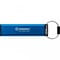 Фото - Флеш-накопитель USB3.2 128GB Kingston IronKey Keypad 200 Type-C Blue (IKKP200C/128GB) | click.ua