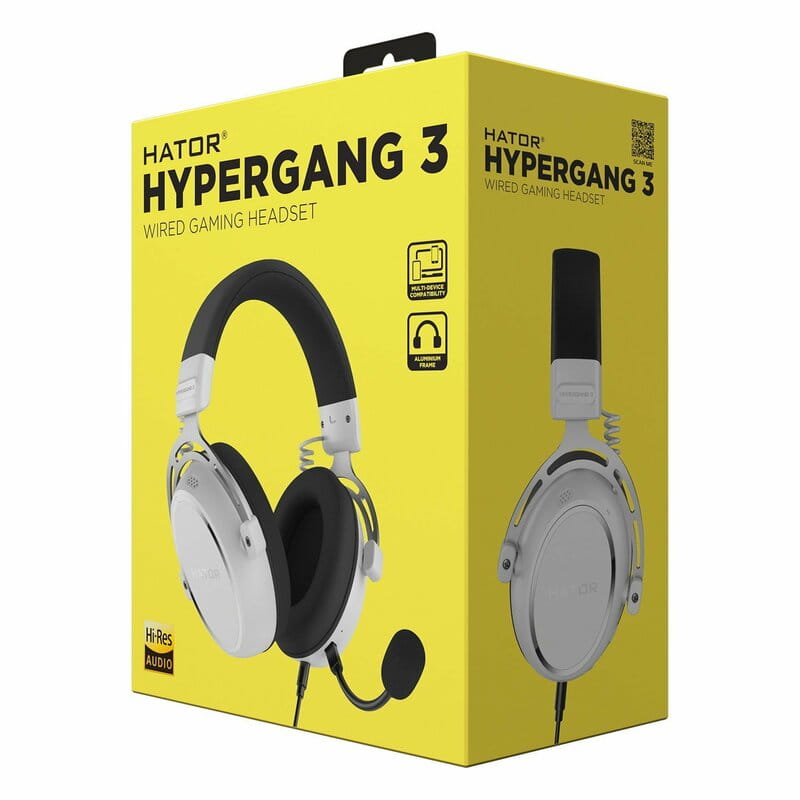 Гарнитура Hator Hypergang 3 White (ESH06)