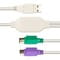 Фото - Переходник PowerPlant USB - 2хPS/2, 30 см (CA913183) | click.ua
