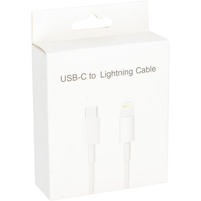 Кабель PowerPlant USB Type-C - Lightning, 12W, 1м (CA913275)