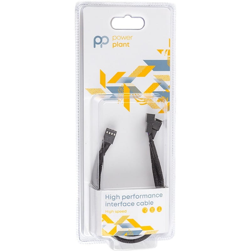 Разветвитель для кулеров PowerPlant 4-pin PWM - 2х4-pin PWM, 0.23 м (CA913152)