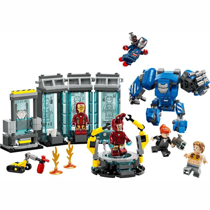 Конструктор LEGO Super Heroes Лаборатория Железного Человека: зал доспехов (76315)