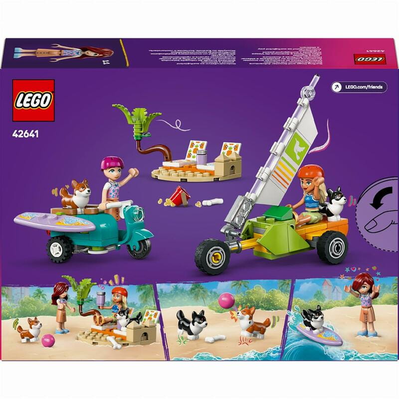 Конструктор LEGO Friends Собачі пригоди на серфі та скутері (42641)