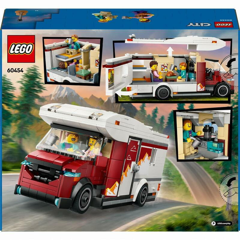 Конструктор LEGO City Пригодницький будинок на колесах для відпустки (60454)