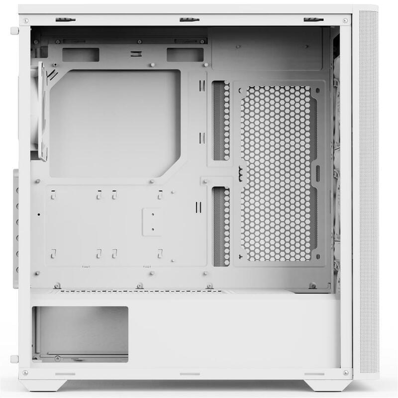 Корпус AeroCool D501A-G-WT-v2 (ACCM-DS01043.21) White без БП