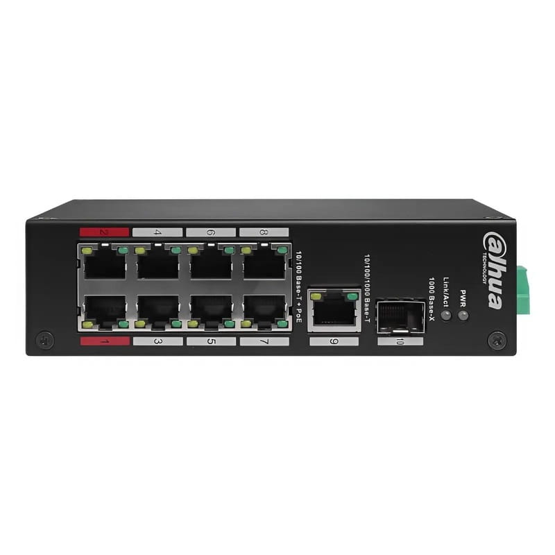 Комутатор Dahua DH-PFS3110-8ET-POE
