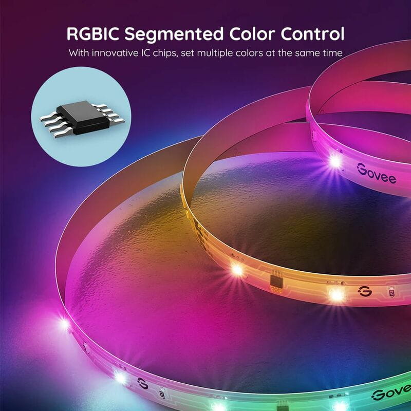 Світлодіодна стрічка розумна Govee H618C RGBIC, 10 м, White (H618C3D1)