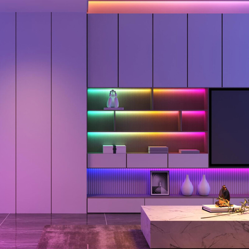 Светодиодная лента умная Govee H619C RGBIC With Protective Coating, 10 м, White (H619C3D1)