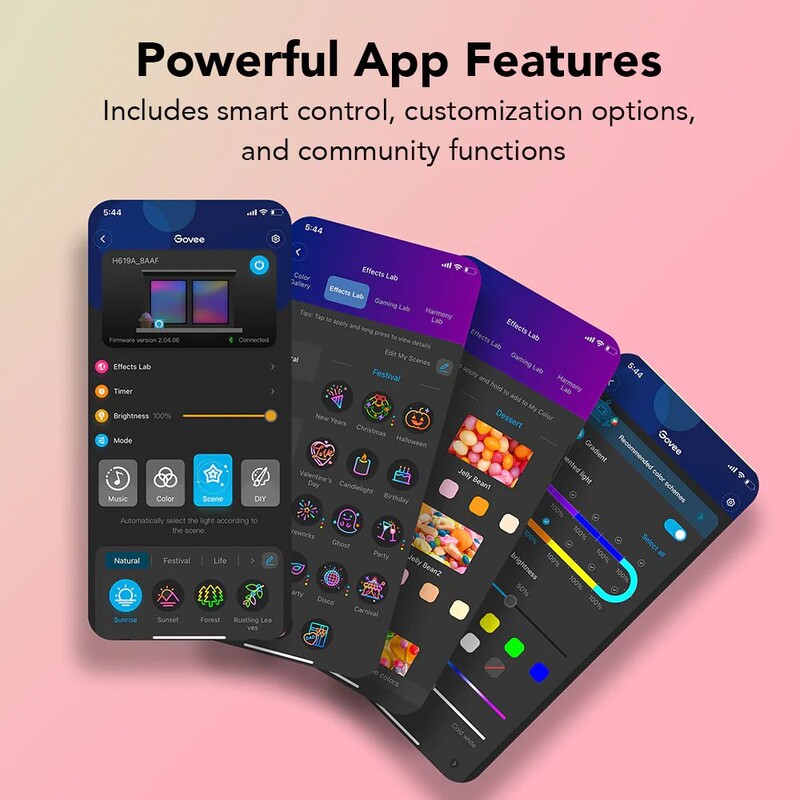 Светодиодная лента умная Govee H619C RGBIC With Protective Coating, 10 м, White (H619C3D1)