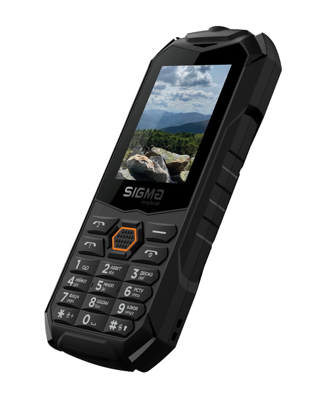 Мобильный телефон Sigma mobile X-treme PV68 Dual Sim Black/Orange (4827798738221)