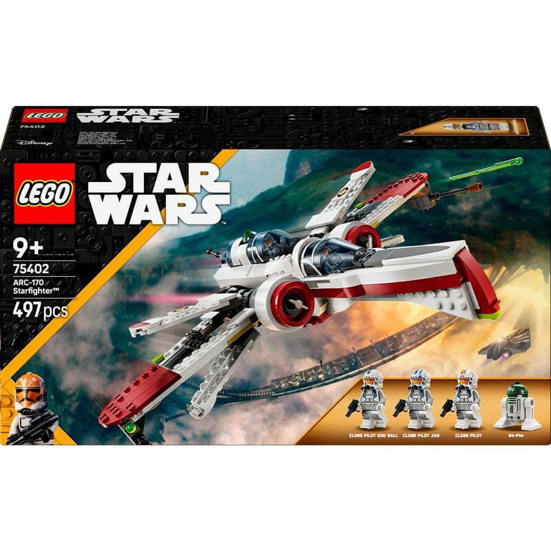 Конструктор LEGO Star Wars Звездный истребитель ARC-170 (75402)