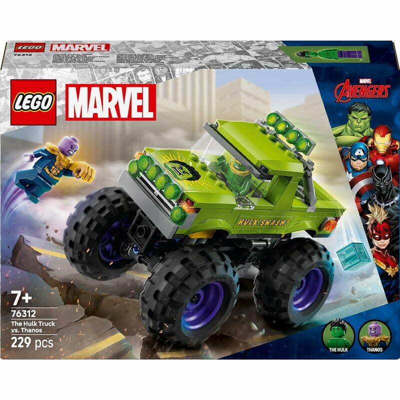 Конструктор LEGO Marvel Super Heroes Грузовик Халка против Таноса (76312)