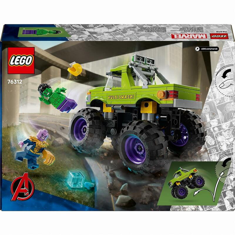 Конструктор LEGO Marvel Super Heroes Грузовик Халка против Таноса (76312)