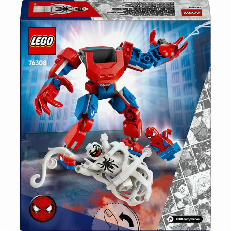 Конструктор LEGO Marvel Super Heroes Робот Человека Паука против Анти-Венома (76308)