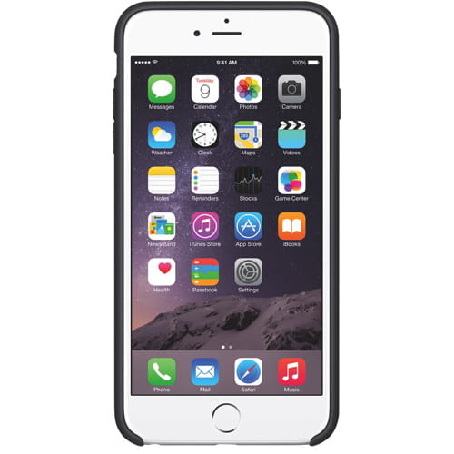 Чехол-накладка Apple Silicone Case для iPhone 6 Plus/iPhone 6S Plus Black (MGR92)