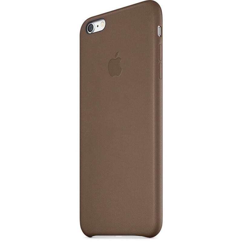 Чехол Apple Leather Case для iPhone 6 Plus/6S Plus Brown (MGQR2)