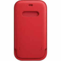 Чехол на руку Apple Leather Sleeve with MagSafe для Apple iPhone 12/12 Pro RED (MHYE3)